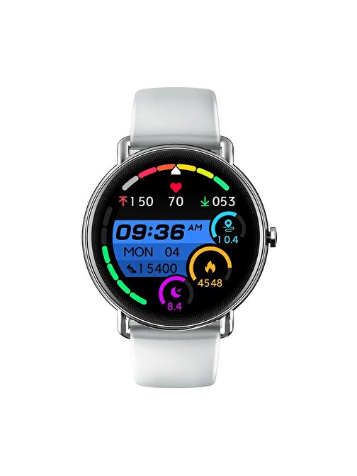 Soulfıt SW003G Sesli Görüşme Destekli (iOS/Android) Akıllı Saat Gümüş