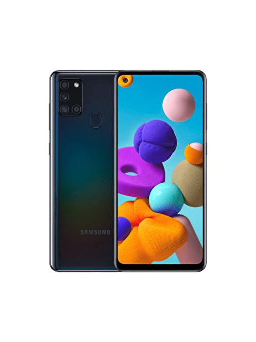 Yenilenmiş SAMSUNG GALAXY A21S 64GB -A Kalite- Siyah