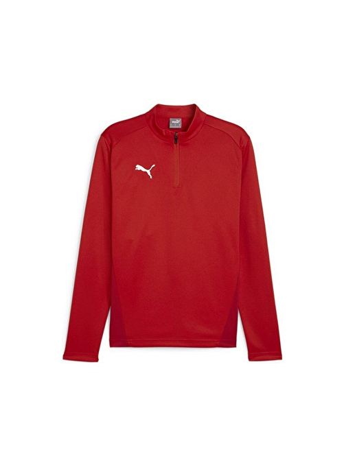 Puma Teamgoal Training 1/4 Zıp Top Erkek Futbol Antrenman Sweatshirts 65862901 Kırmızı