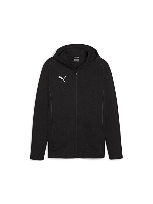 Puma Teamfinal Casuals Hooded Erkek Futbol Ceketi 65852803 Siyah