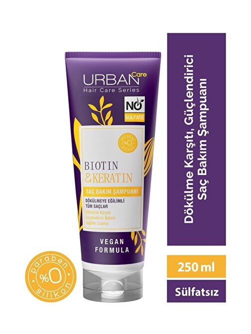 Biotin & Keratin Saç Bakım Şampuanı 250 ML - Sülfatsız