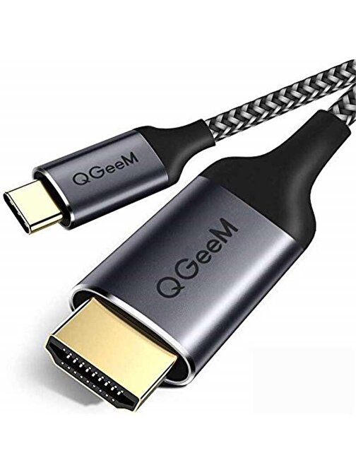 Qgeem QG-UA09 Type-C To HDMI Kablo 3M