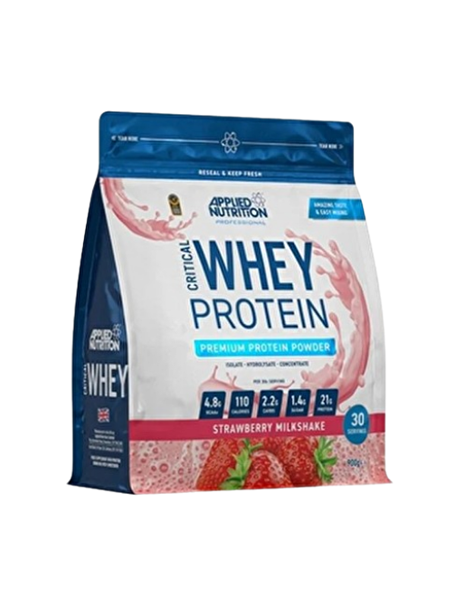 Applied Nutrition Critical Whey Protein Tozu 900 gr	 Çilek Aromalı