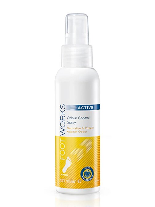 Avon Foot Works Active Ayak Koku Kontrol Spreyi 100 Ml.