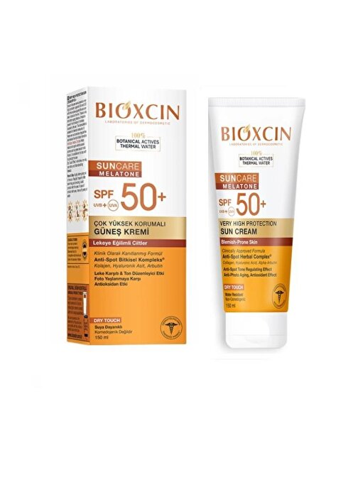 Bioxcin Sun Care Melatone Lekeye Eğilimli Ciltler İçin Güneş Kremi SPF50 150 ML