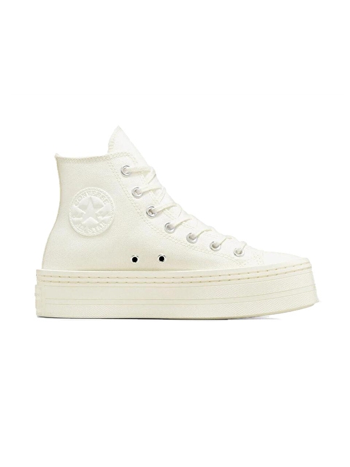 Converse Chuck Taylor All Star Modern Lift Platform Canvas Kadın Günlük Ayakkabı A06140C Krem