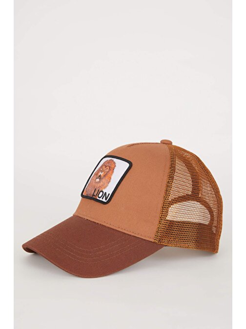 Erkek Dokuma Beyzbol Basketbol Şapkası B7997AX24SM