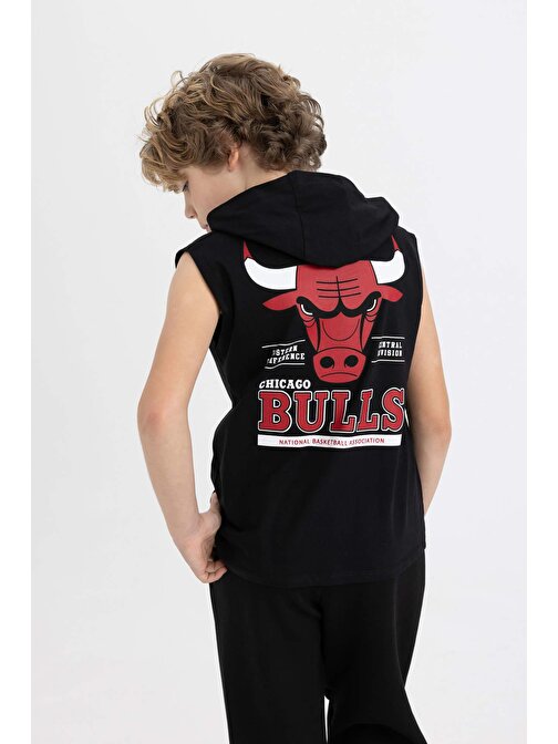 Erkek Çocuk NBA Chicago Bulls Kapüşonlu Atlet C0387A824HS