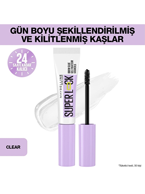 Maybelline New York Super Lock Brow Glue Kaş Sabitleyici Maskara