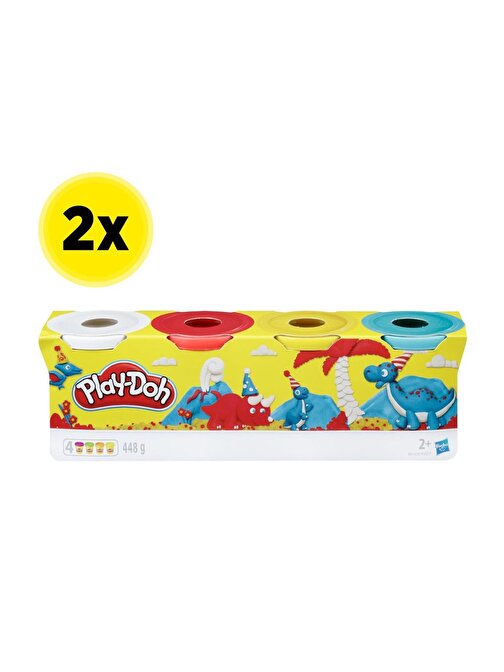 Play-Doh 4'lü Hamur x 2 Adet