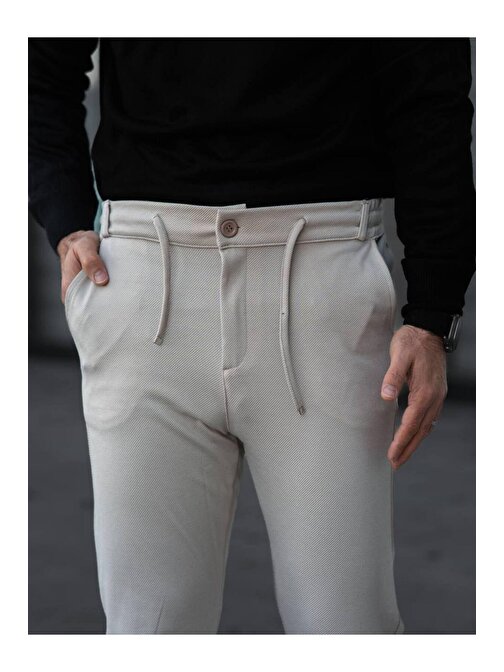 Klasik Duble Paça Diagonel Kumaş Pantolon Manken:M Beden 1.82cm 83kg