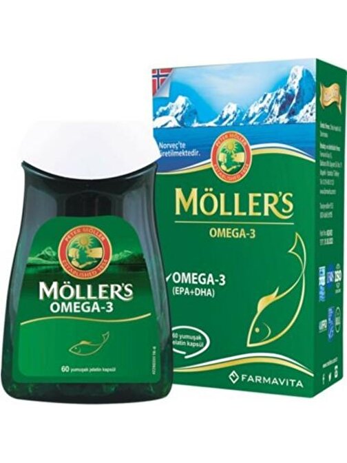 Möller's Omega 3 Balık Yağı 60 Kapsül