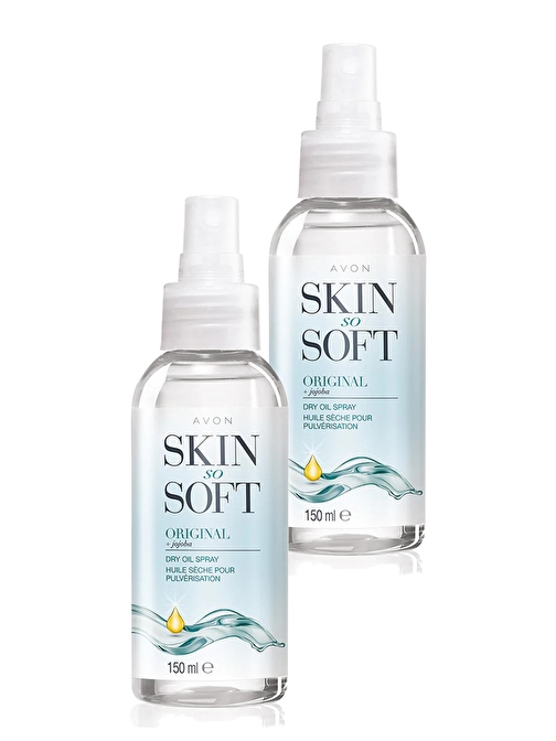 Avon Skin So Soft Orijinal Kuru Yağ Spreyi 150 Ml. İkili Set