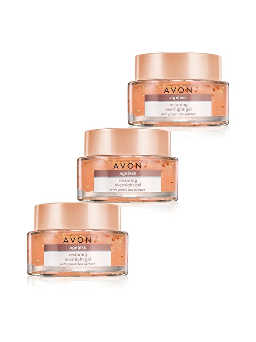 Avon True Ageless Jel Gece Kremi 50 Ml. Üçlü Set