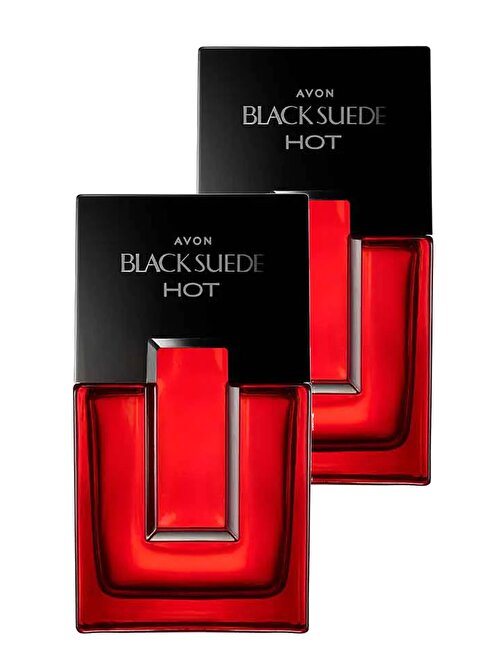 Avon Black Suede Hot Erkek Parfüm Edt 75 Ml. İkili Set