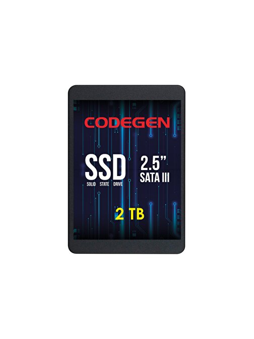 Codegen CDG-2TB-SSD25 2TB (560/500MB/s) 2.5" SATA SSD