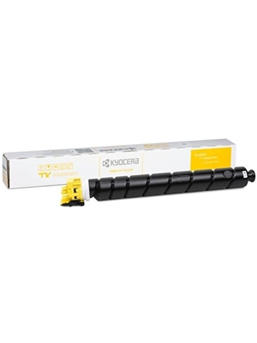 Kyocera TK-8375Y Yellow Sarı Orjinal Fotokopi Toneri Taskalfa 3554ci 20.000 Sayfa