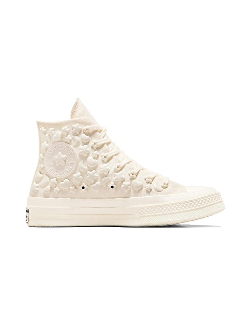 Converse Chuck 70 Stars Kadın Günlük Ayakkabı A06434C Krem