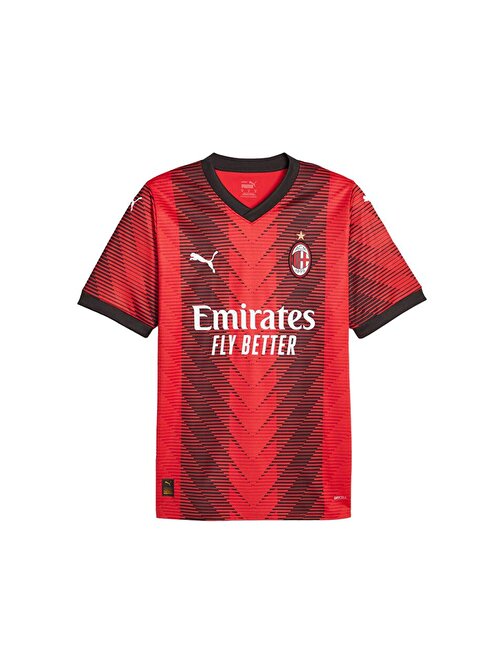 Puma Acm Home Jersey Replica Ac Milan Futbol Forması 77038301 Kırmızı
