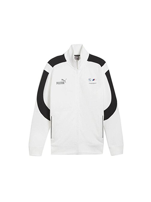 Puma Bmw Mms Mt7+ Sweat Jacket Erkek Günlük Ceket 62413702 Beyaz
