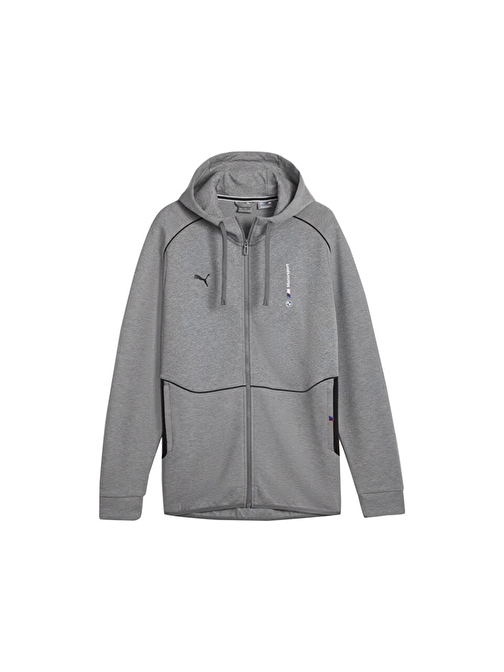 Puma Bmw Mms Hooded Sweat Jacket Erkek Günlük Ceket 62414403 Gri