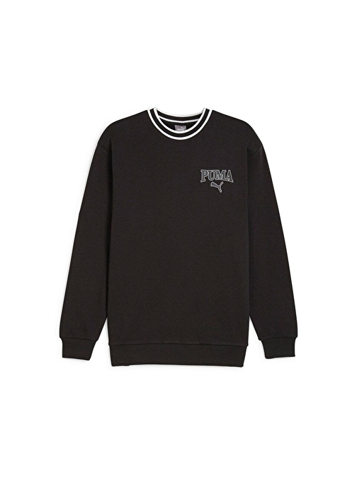 Puma Puma Squad Crew Erkek Günlük Sweatshirt 67897001 Siyah