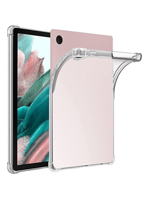 Newface Galaxy Tab A9 SM-X110 Kılıf Darbe Emici Premium Şeffaf Tablet Silikon
