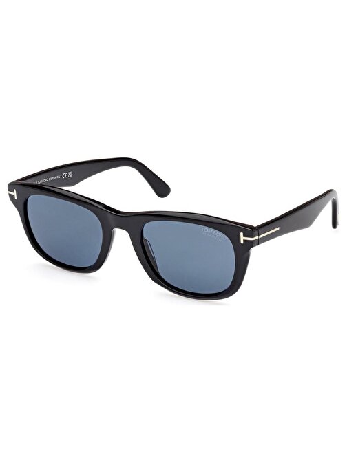 Tom Ford TF1076S 01M 54 Polarize Unisex Güneş Gözlüğü