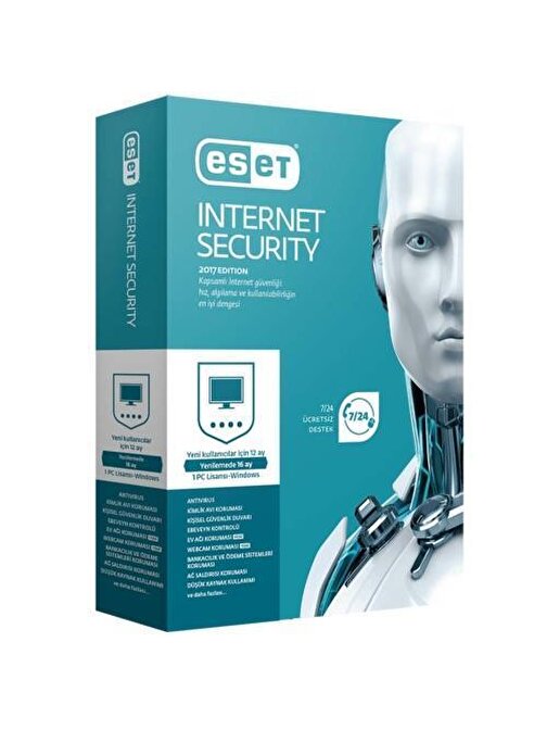 ESET Internet Security KUTU - 10 Kullanıcı 1 Yıl