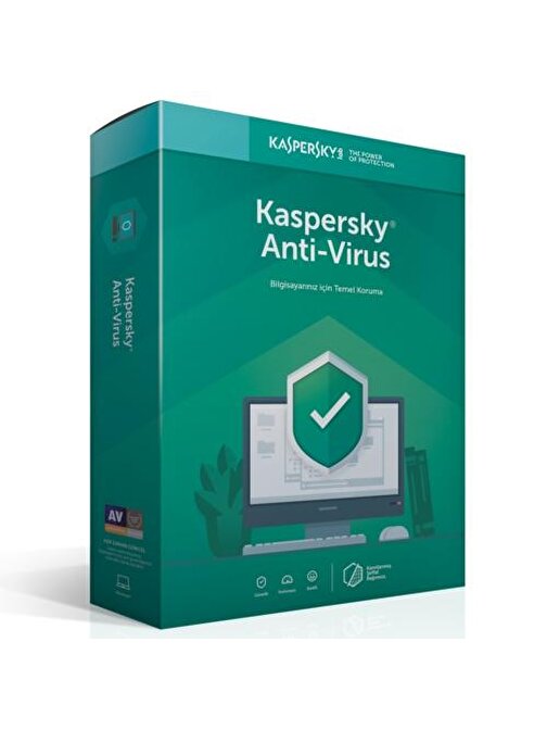 Kaspersky Antivirüs - 3 Kullanıcı - 1 Yıl Dvd Kutu