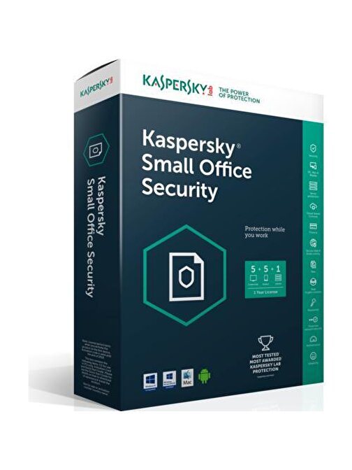 Kaspersky Small Office Sec. 1+5 (+5 MOBİL) Dvd Kutu 1 YIL