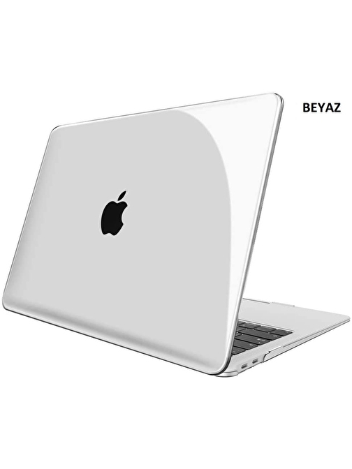 MacBook Air 13 A1932 2018 A2179 2020 Kristal Şeffaf Kılıf Kapak