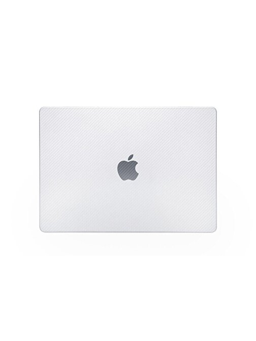 MacBook Air M1 A2337 A2179 A1932 Karbon Fiber Görünümlü Kılıf Kapak Koruma