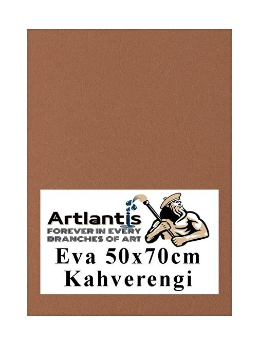 Kahverengi Eva 50x70 cm 1 Adet Eva Süngeri Okul Kreş Anasınıfı Elişi Etkinlikleri