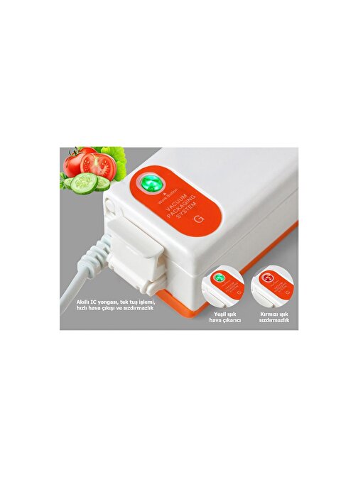Yui G88 Elektrikli Gıda Paketleme Vakum Makinesi Ev Restoran Tipi 
