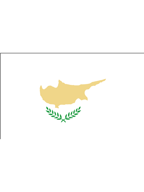 Güney Kıbrıs Bayrağı (30x45 cm)