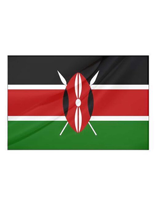 Kenya Bayrağı (30x45 cm)