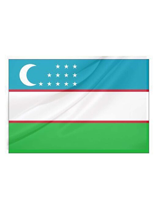 Özbekistan Bayrağı (30x45 cm)