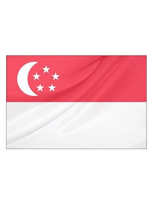 Singapur Bayrağı (30x45 cm)