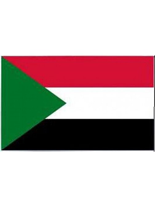 Sudan Bayrağı (30x45 cm)
