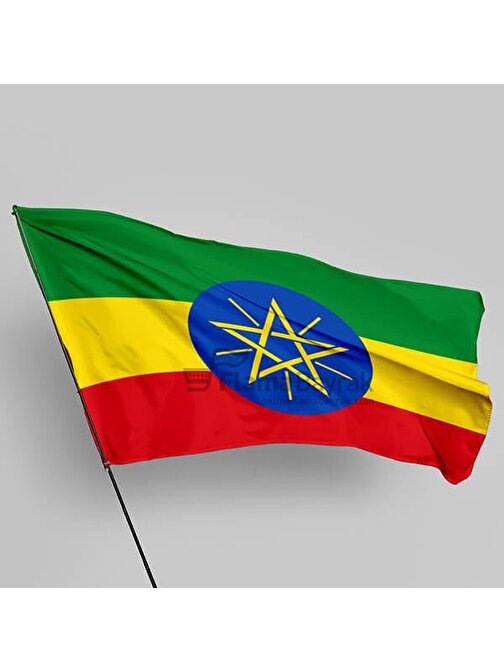 Etiyopya Bayrağı 50x75
