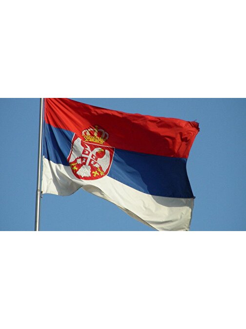Sırbistan Bayrağı (50x75 cm)