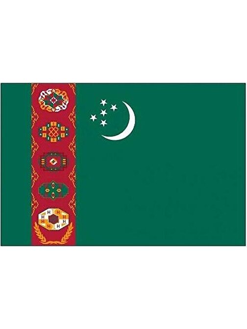 Türkmenistan Bayrağı (50x75 cm)