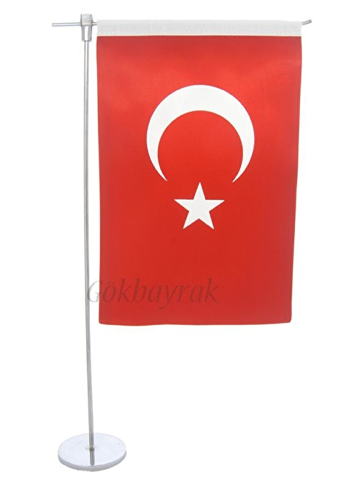 L-Tipi Türk Masa Bayrağı (15 lik )