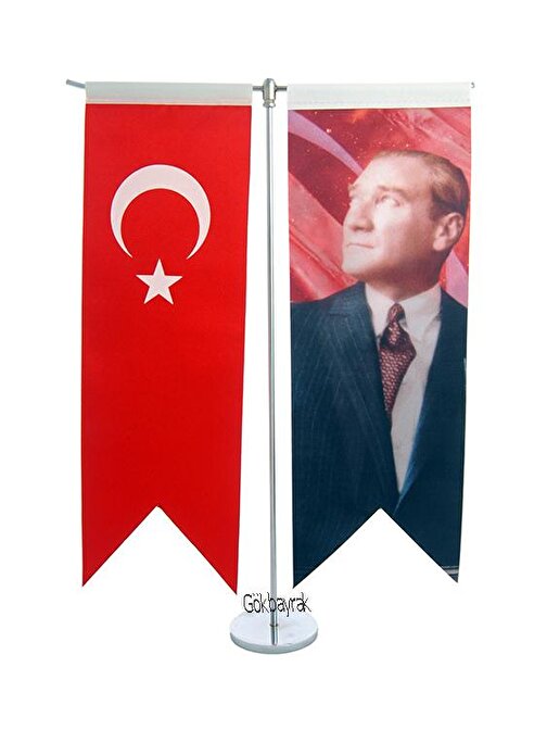 Kırlangıç Atatürk masa bayrağı (10-luk)