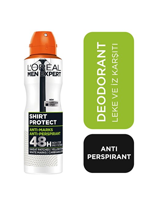 L'Oréal Paris MEN EXPERT Deodorant SHIRT PROTECT AE 150 ML