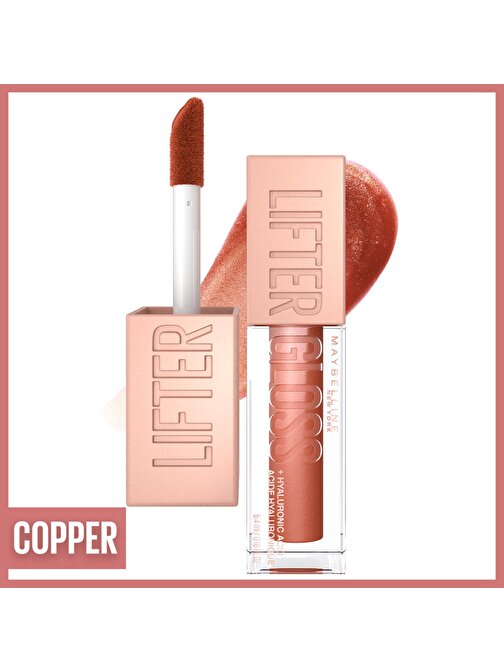 Maybelline New York Lifter Gloss Nemlendirici Dudak Parlatıcısı - 017 COPPER