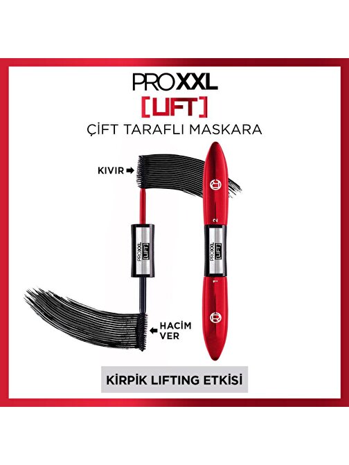 L'Oréal Paris Pro XXL Lift Çift Taraflı Maskara - Kirpik Lifting Etkisi