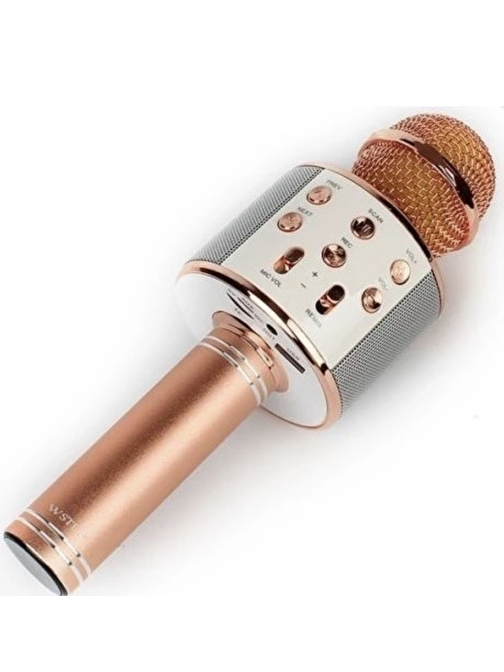 KARAOKE MİKROFON WS-858 ROSE GOLD