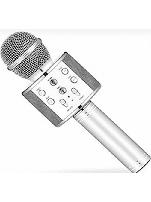 KARAOKE MİKROFON WS-858 GRİ